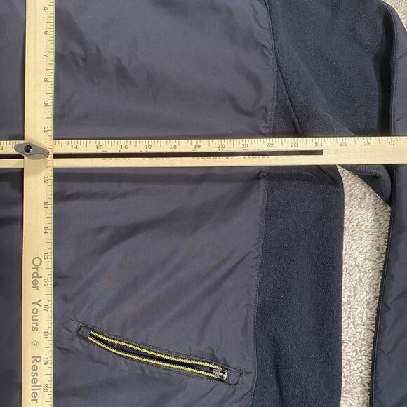 Polo Sport Ralph Lauren Polyester Mens Sz XL Fleece Lined Black Zip Coat Jacket - Picture 12 of 12